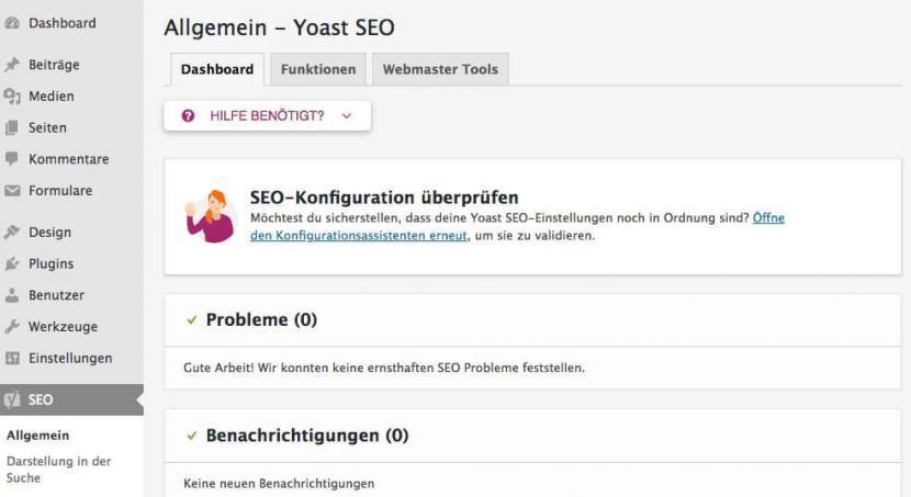 Yoast SEO - Allgemein